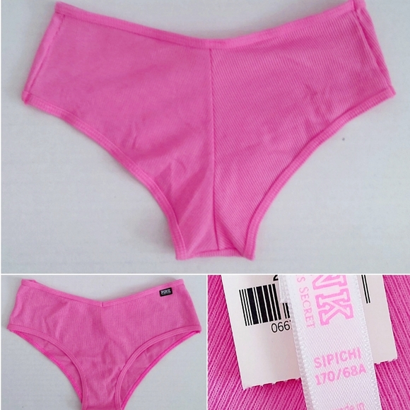 Victoria's Secret pink cotton hipster panty size small (NWTS) - Picture 2 of 4
